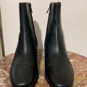 Black Leather Sam Edelman Regaen Boots 